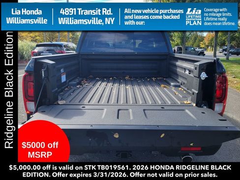 New 2026 Honda Ridgeline Black Edition image 6