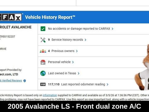 Used 2005 Chevrolet Avalanche LS w/ Onstar Plus Package image 9