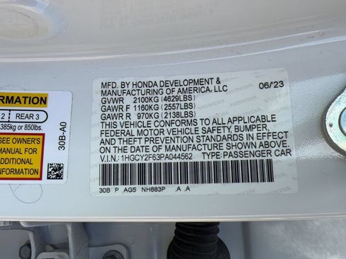 Used 2023 Honda Accord EX-L image 24