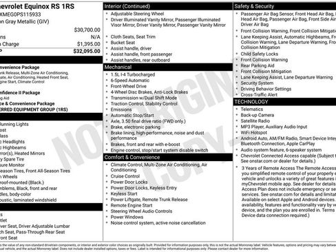 Used 2023 Chevrolet Equinox RS FWD image 41