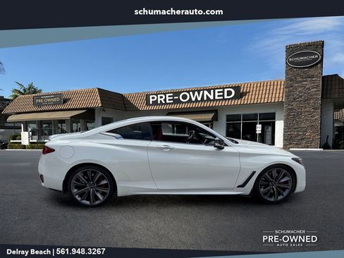Used 2021 INFINITI Q60 Red Sport 400 w/ Carbon Fiber Package RWD image 8