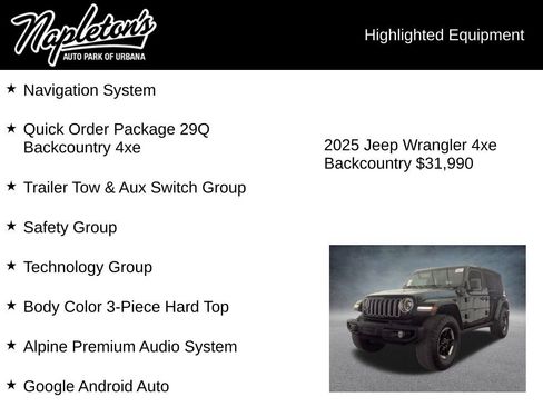 Used 2025 Jeep Wrangler Unlimited Sahara AWD/4WD image 4