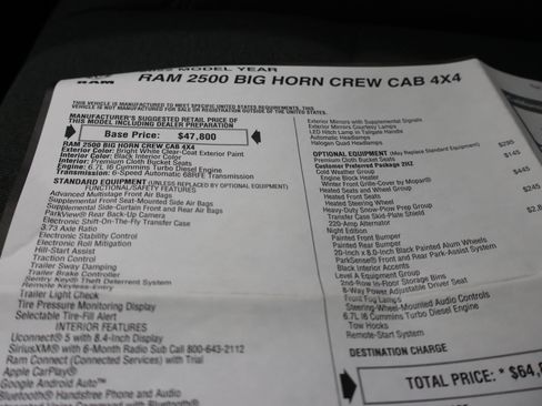 Used 2022 RAM 2500 Big Horn w/ Night Edition AWD/4WD image 58