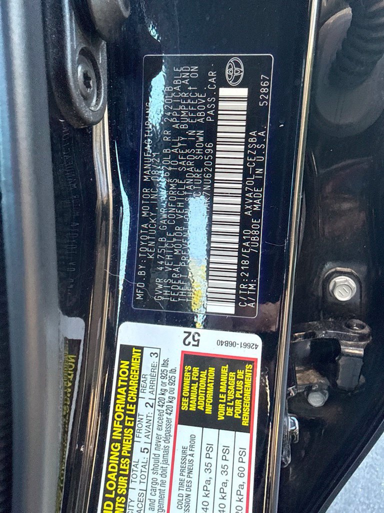 Used 2022 Toyota Camry SE w/ Convenience Package FWD image 22