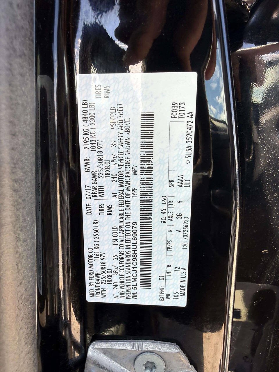 Used 2017 Lincoln MKC Premiere FWD image 22