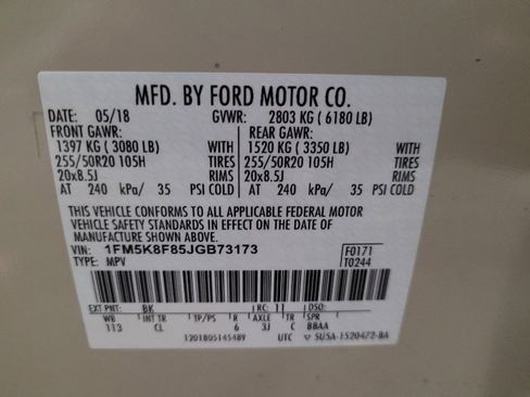 Used 2018 Ford Explorer Limited AWD/4WD image 33
