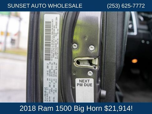 Used 2018 RAM 1500 Big Horn AWD/4WD image 32