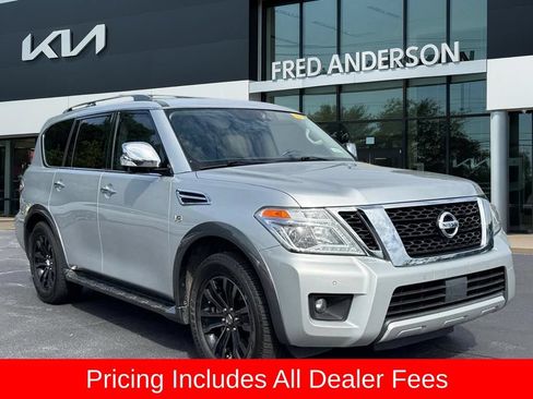 Used 2018 Nissan Armada Platinum w/ Captain Seat Package RWD image 1