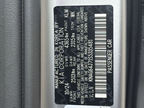 Certified 2025 Kia K5 GT-Line w/ GT-Line Premium Package FWD image 36