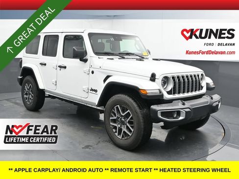 Used 2025 Jeep Wrangler Unlimited Sahara AWD/4WD image 1