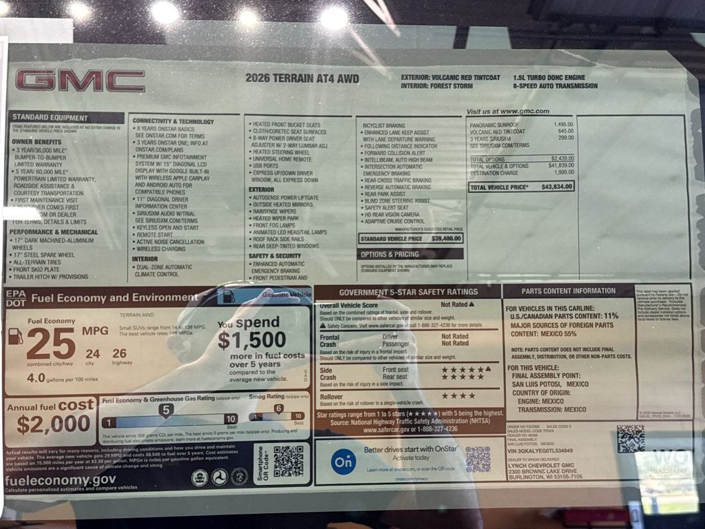 New 2026 GMC Terrain AT4 AWD/4WD image 39
