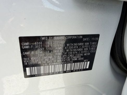 Used 2021 Subaru Ascent Touring w/ Popular Package #2 AWD/4WD image 32