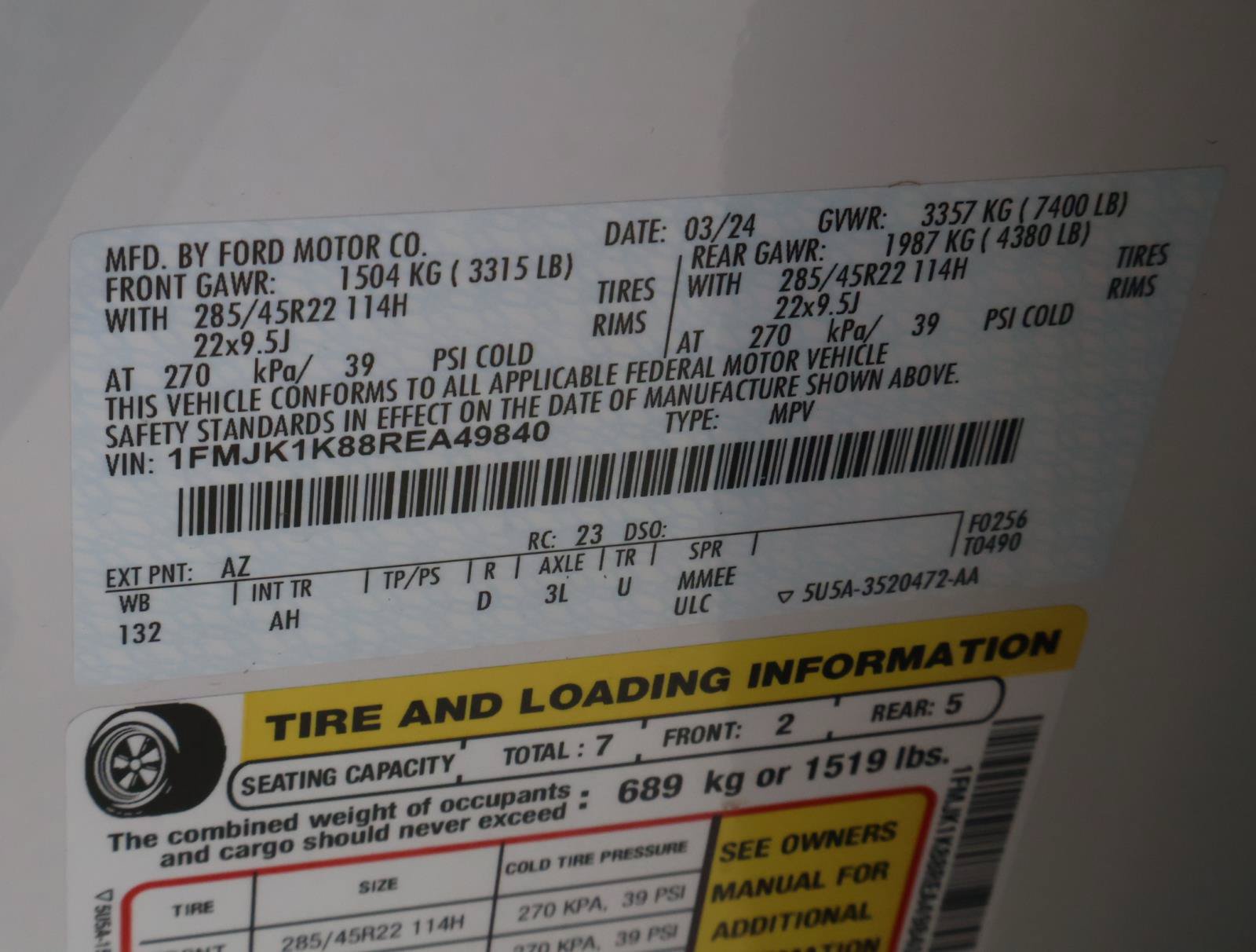Used 2024 Ford Expedition Max Limited RWD image 25