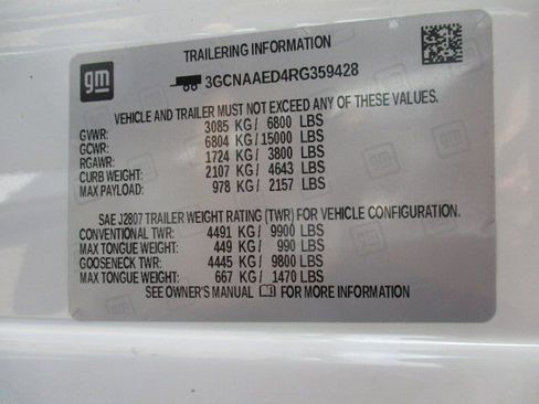 Used 2024 Chevrolet Silverado 1500 W/T w/ WT Fleet Convenience Package RWD image 11