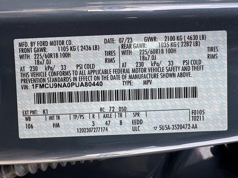 Certified 2023 Ford Escape ST-Line Select image 28