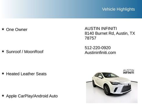 Used 2024 Lexus RX 350 FWD w/ Convenience Package image 10