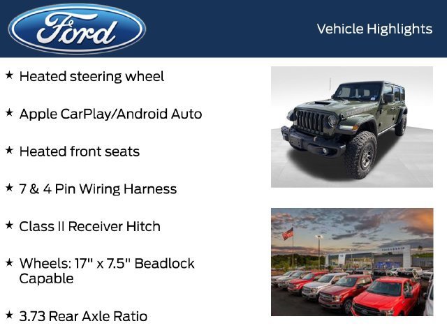 Used 2023 Jeep Wrangler Unlimited Rubicon 392 w/ Trailer Tow Package AWD/4WD image 13