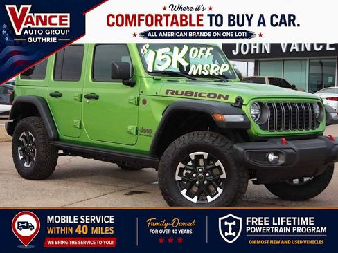 Used 2025 Jeep Wrangler Unlimited Rubicon w/ Safety Group AWD/4WD image 1