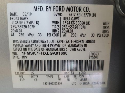 Used 2020 Ford Explorer Limited w/ Class III Trailer Tow Package image 33