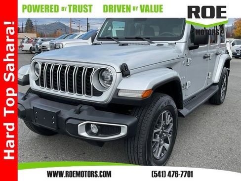 Used 2024 Jeep Wrangler Unlimited Sahara AWD/4WD image 1