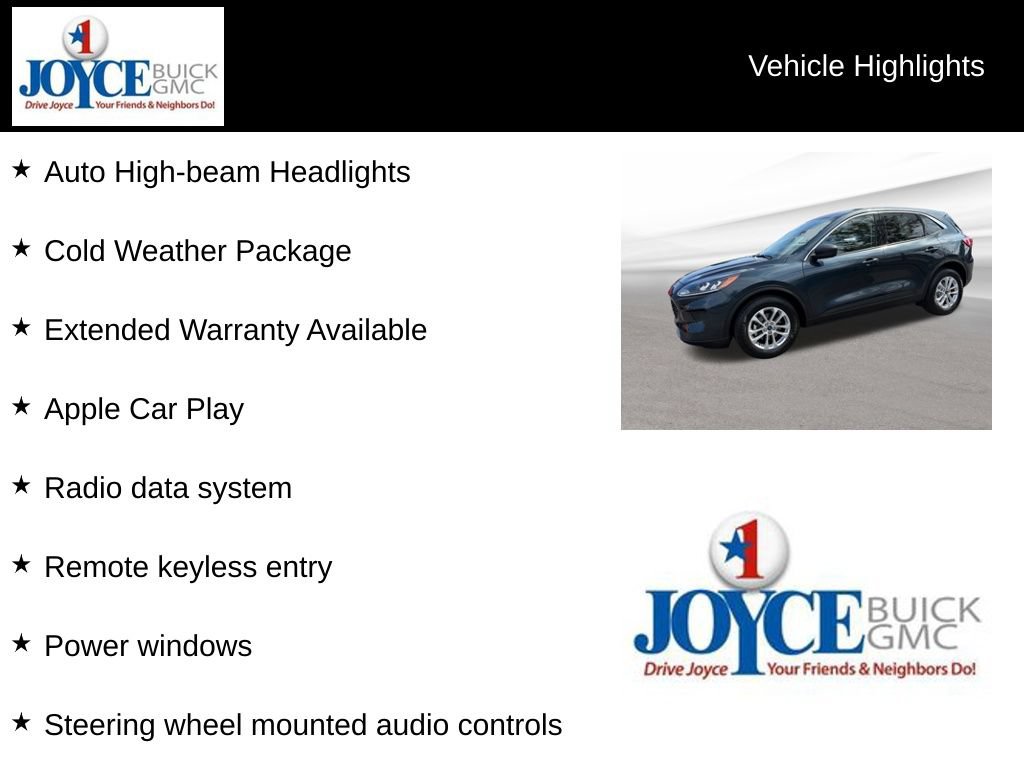 Used 2022 Ford Escape SE w/ Convenience Package FWD image 24