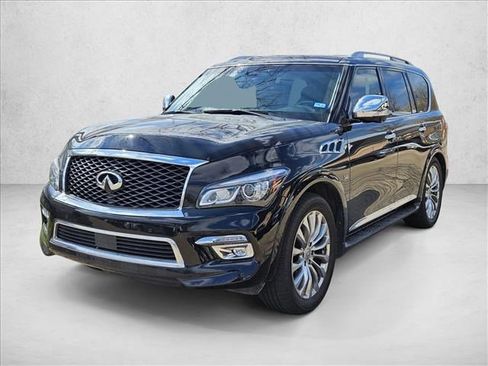 Used 2017 INFINITI QX80 4WD w/ Deluxe Technology Package image 1