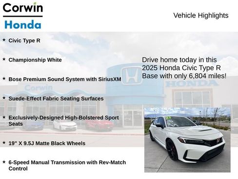 Used 2025 Honda Civic Type R image 6