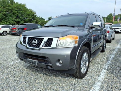 Used 2014 Nissan Armada Platinum w/ 2nd Row Captain Seat Package AWD/4WD image 3