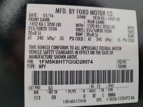 Used 2016 Ford Explorer Platinum image 33