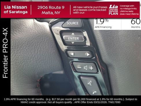 New 2026 Nissan Frontier PRO-4X w/ Pro-4x Convenience Package image 19