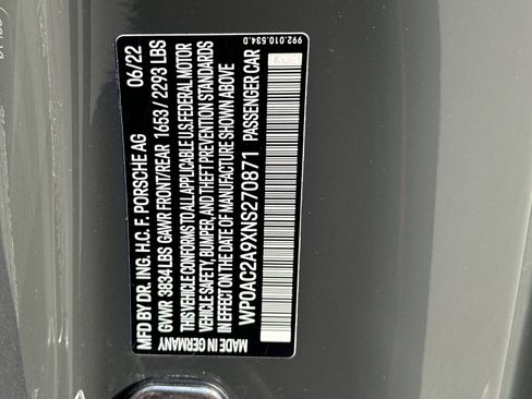 Certified 2022 Porsche 911 GT3 RWD image 45
