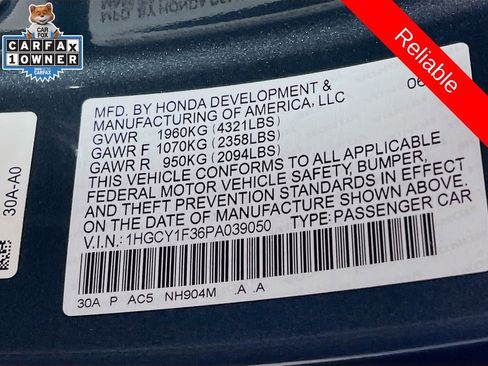 Used 2023 Honda Accord EX image 31