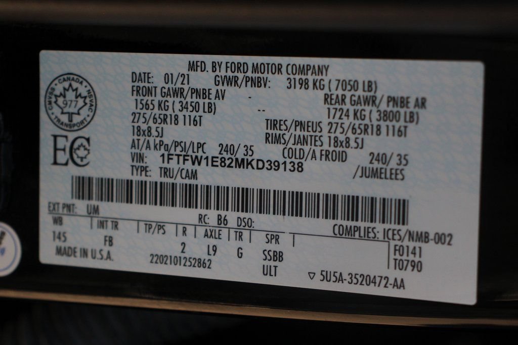 Used 2021 Ford F150 XLT w/ Equipment Group 301A Mid AWD/4WD image 48