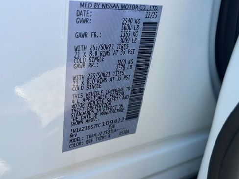 New 2026 Nissan Murano Platinum w/ Cargo Package image 28