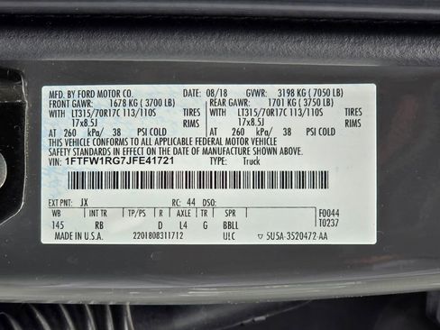 Used 2018 Ford F150 Raptor w/ Equipment Group 802A Luxury AWD/4WD image 28