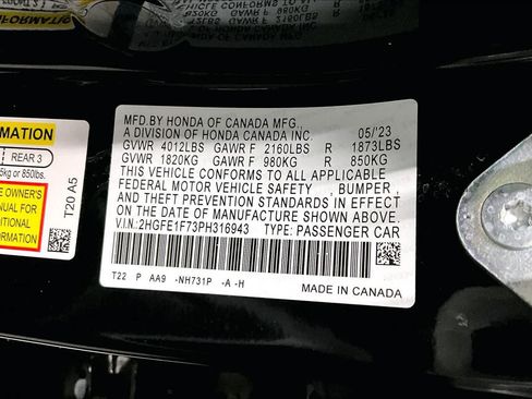 Used 2023 Honda Civic EX image 36