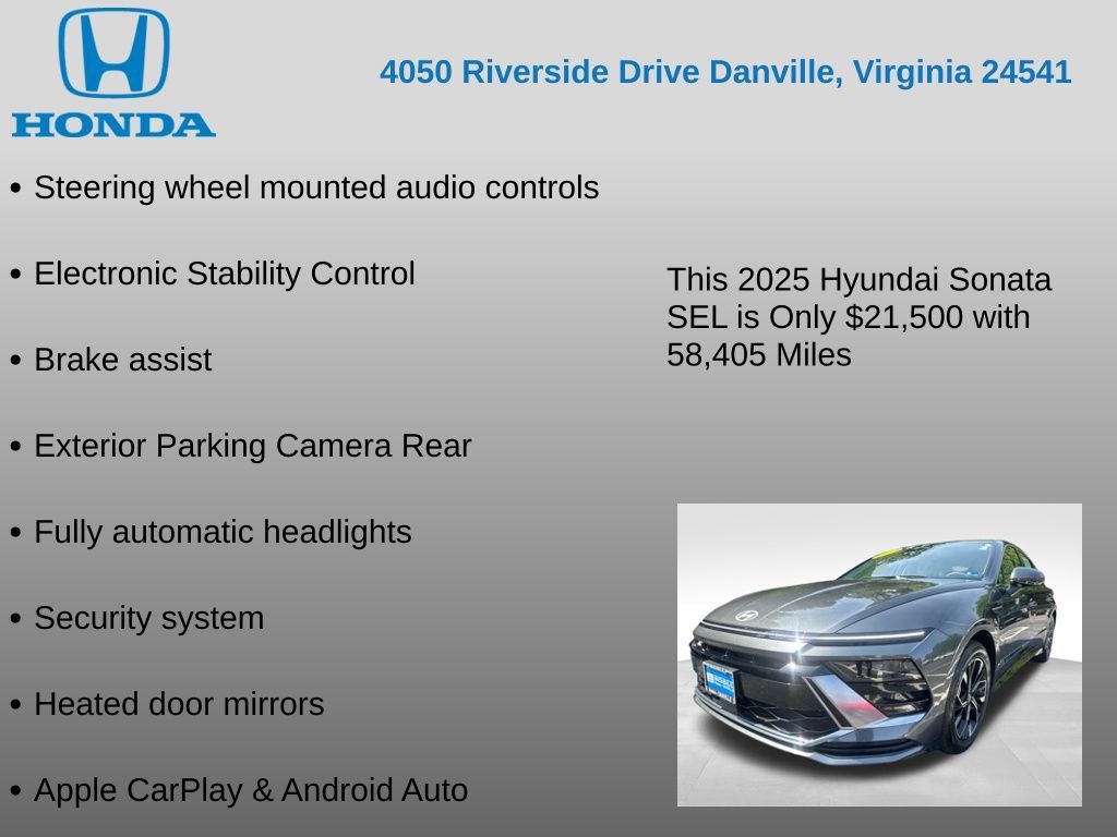 Used 2025 Hyundai Sonata SEL FWD image 22