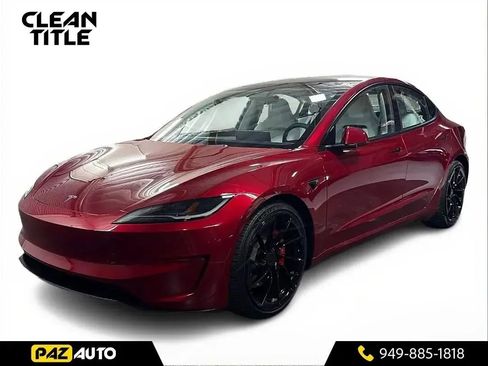 Used 2024 Tesla Model 3 Performance AWD/4WD image 1