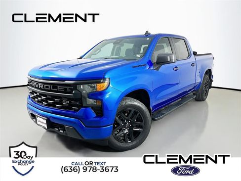 Used 2023 Chevrolet Silverado 1500 Custom w/ LPO, Dark Essentials Package AWD/4WD image 1