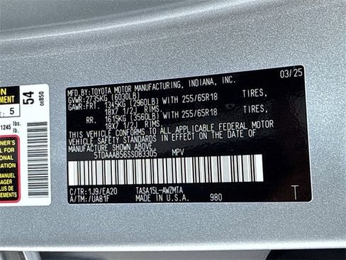 Used 2025 Toyota Grand Highlander AWD image 34