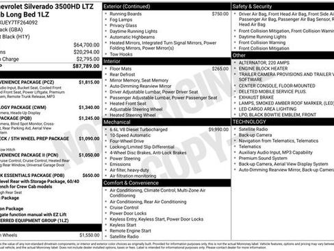 New 2026 Chevrolet Silverado 3500 LTZ w/ LTZ Convenience Package AWD/4WD image 4