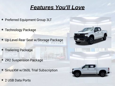 Used 2025 Chevrolet Silverado 1500 ZR2 w/ Technology Package AWD/4WD image 35