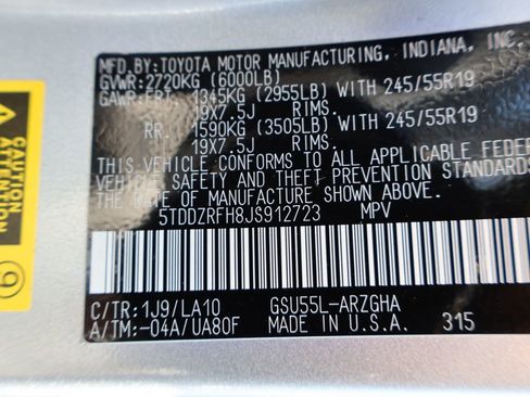 Used 2018 Toyota Highlander Limited Platinum AWD/4WD image 36