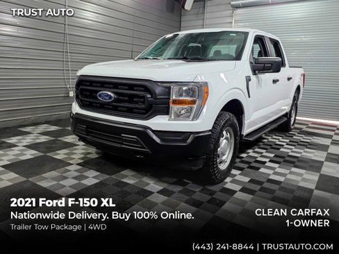 Used 2021 Ford F150 XL w/ Trailer Tow Package AWD/4WD image 1