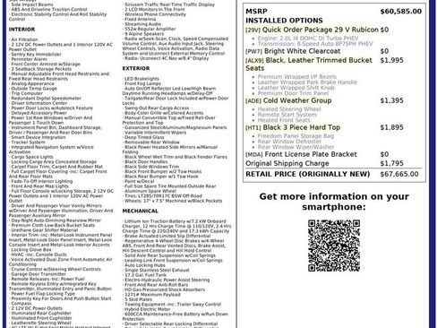 Used 2023 Jeep Wrangler Unlimited Rubicon 4xe w/ Cold Weather Group image 3