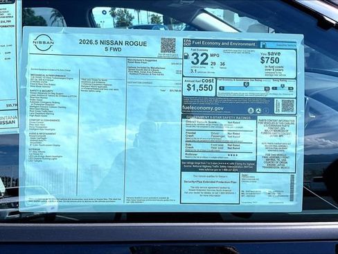 New 2026 Nissan Rogue S FWD image 13