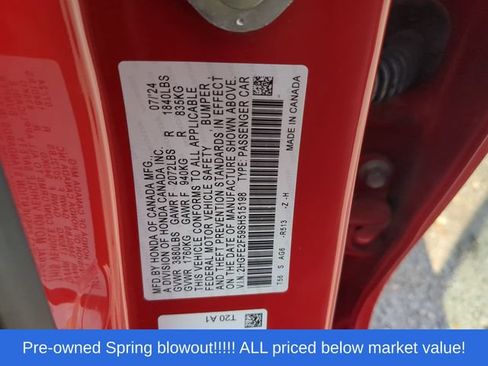 Used 2025 Honda Civic Sport image 44