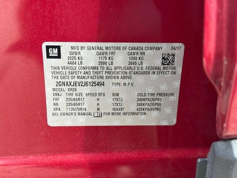 Used 2018 Chevrolet Equinox LT w/ Sun & Infotainment Package image 29