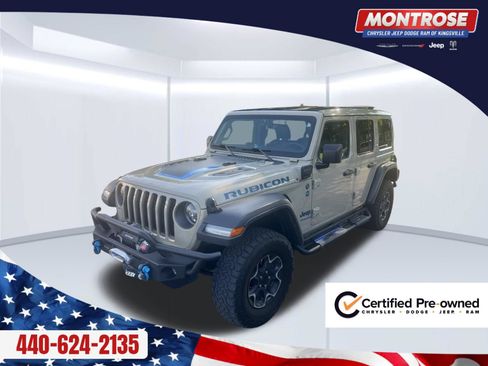 Used 2022 Jeep Wrangler Unlimited Rubicon 4xe w/ Cold Weather Group AWD/4WD image 1