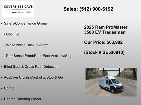 New 2025 RAM ProMaster 3500 FWD image 12